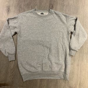 Aerie Distressed Grey Crewneck Sweatshirt